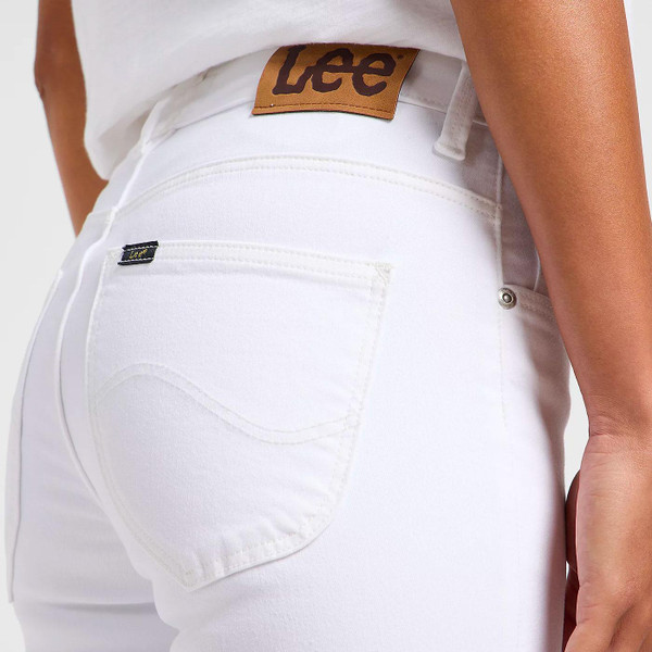 Lee Jeans Women's Breese Boot Cut Flared Jeans in Bright White 112363795