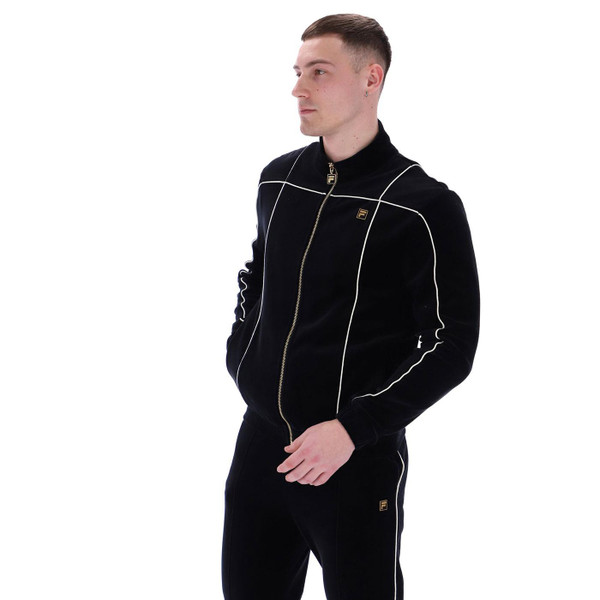 Fila Gold Nichols Men's Casuals Track Jacket in Black SS25MG007 001