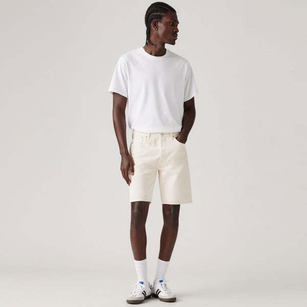 Levi's 501 Original Lightweight Men's Retro Denim Shorts in White 365120255
