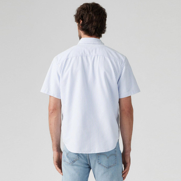 Levi's Retro Authentic Waylon Stripe Shirt in Blue and White A91610015