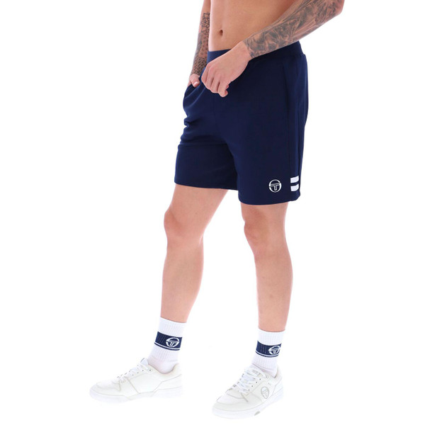 Sergio Tacchini Orion Shorts in Maritime Blue/White STM12137 241 