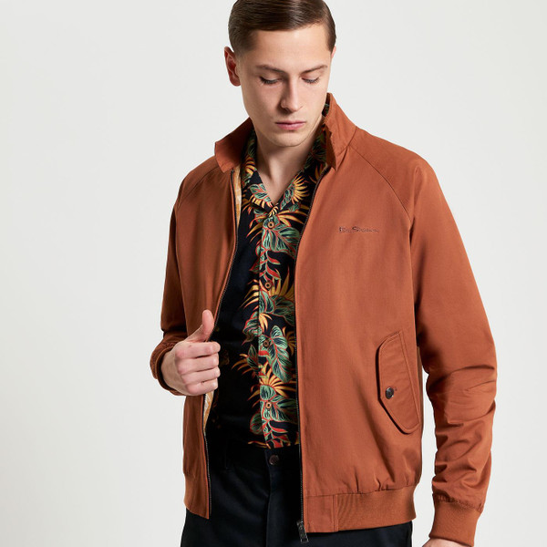 Ben Sherman Mod Harrington Jacket in Anise 1012350 932