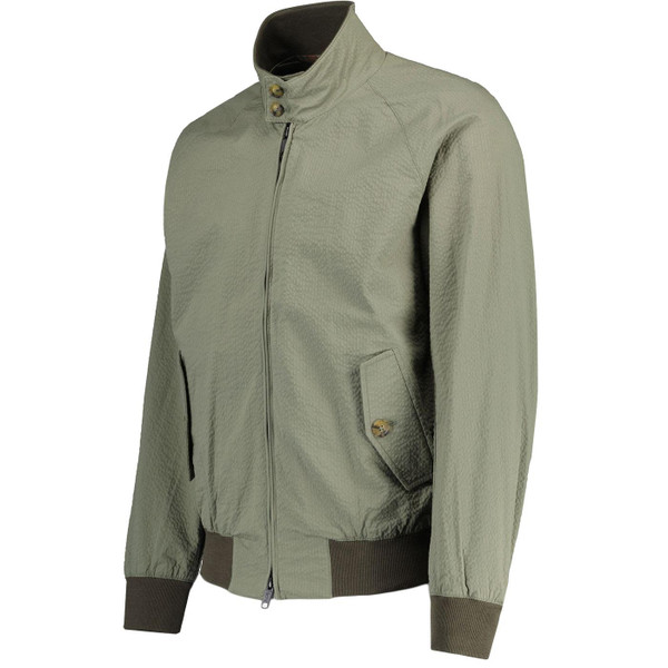 Baracuta Seersucker G9 Men's Jacket in Green BRCPS1105 612