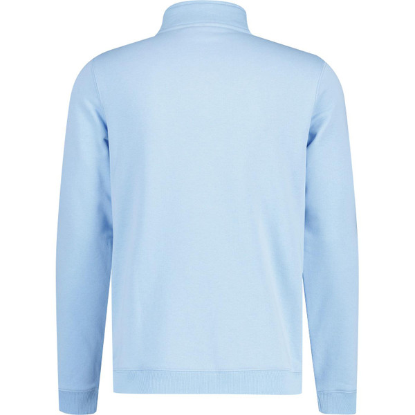 patrick footwear clothing mens harlem 80s quarter zip loopback sweatshirt sky blue