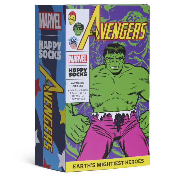 Happy Socks Avengers 3 Pack Socks Gift Set P003594-7300
