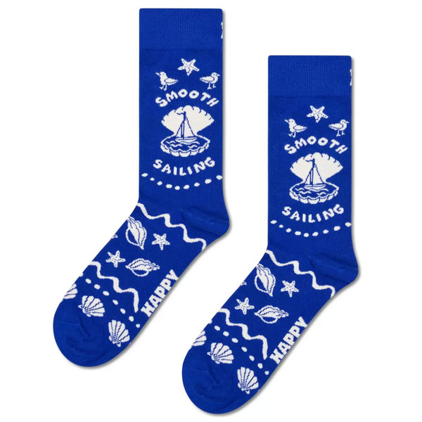 Happy Socks Smooth Sailing Socks in Blue P002595-6300