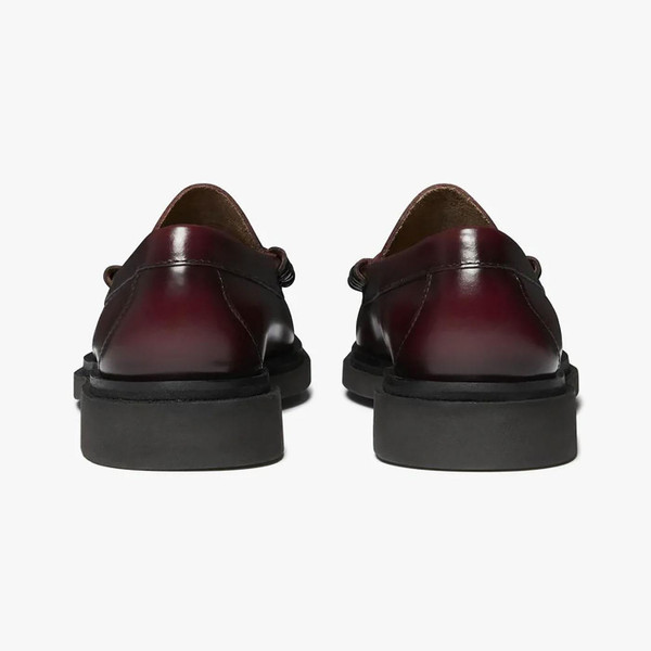 Bass Weejuns Step Larson Modernist Moc Penny Loafers in Wine BA11610A 0NN