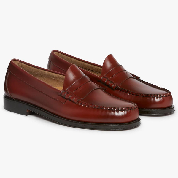 Bass Weejuns Larson Men's Mod Moc Penny Loafers in Paprika BA11010H 02K