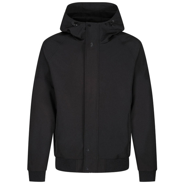 Luke Rock and Roller Hooded Technical Jacket in Black M790750