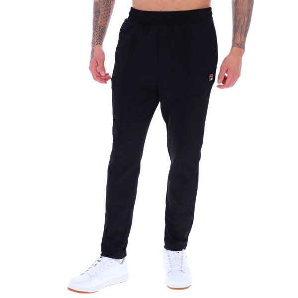 Fila Vintage Molveno Pin Tuck Track Pants in Black FW24MH035 001
