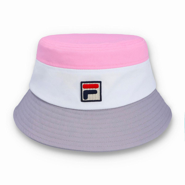 Fila Vintage Marco Retro 90s Bucket Hat in Pink/White/Highrise  FHXS24014 670