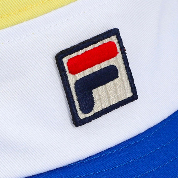 Fila Vintage Marco Retro 90s Bucket Hat Popcorn/White/Turkish Sea FHXS24014 977