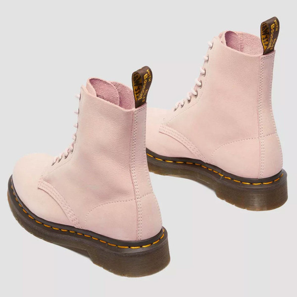 Dr Martens Womens 1460 Pascal nubuck leather boots in Powder Pink