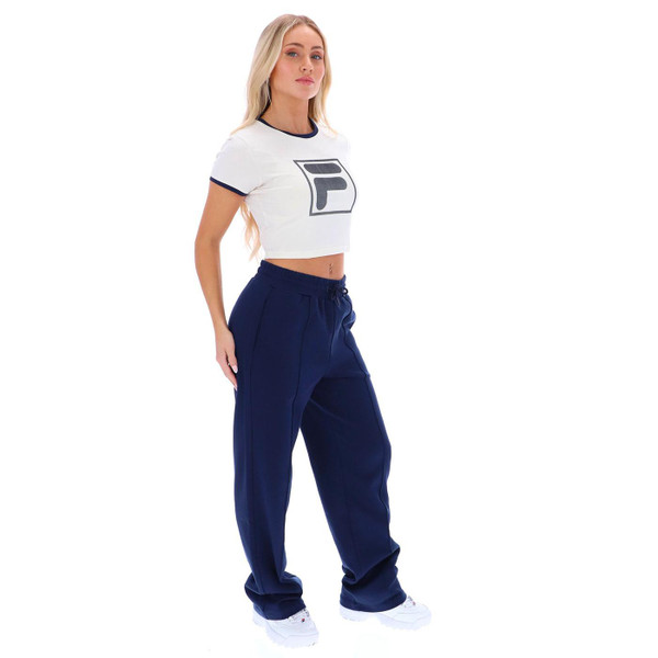 Fila Vintage Women's Jeno Cropped Top in Gardenia White SS25WC002 130