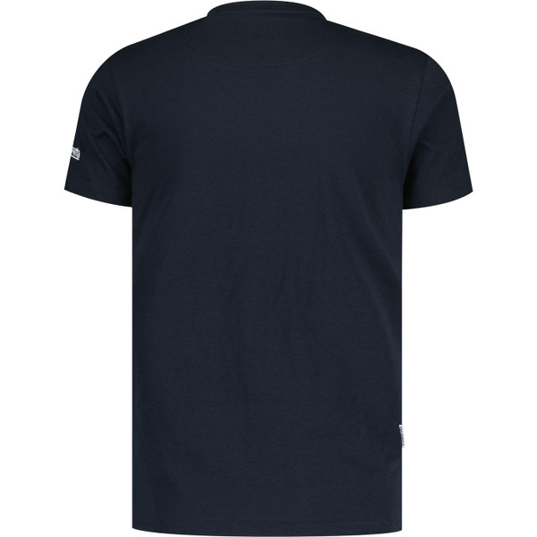 lambretta clothing mens retro 60s union jack scooter print crew neck tshirt navy