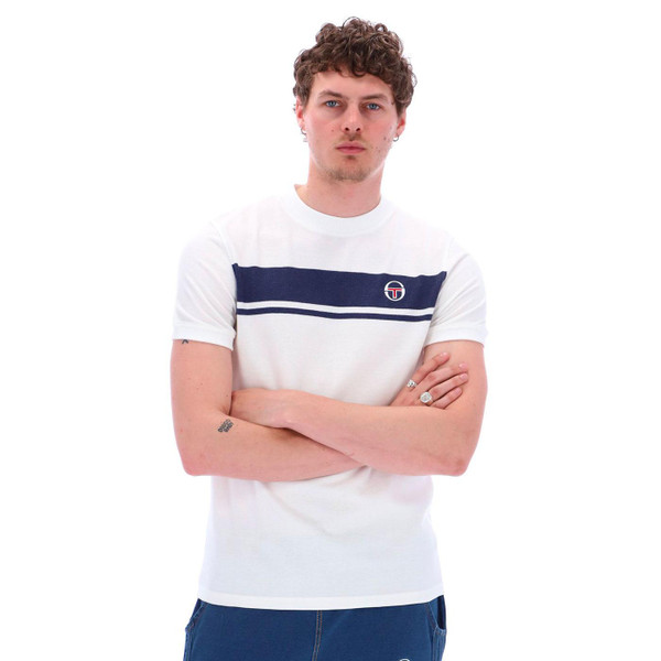 Sergio Tacchini Denim Masters T-Shirt in White STM12156 000