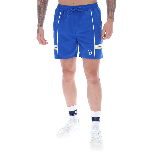 Sergio Tacchini Romolo Men's Retro 1980s Swim Shorts inNautical Blue STM18410 257