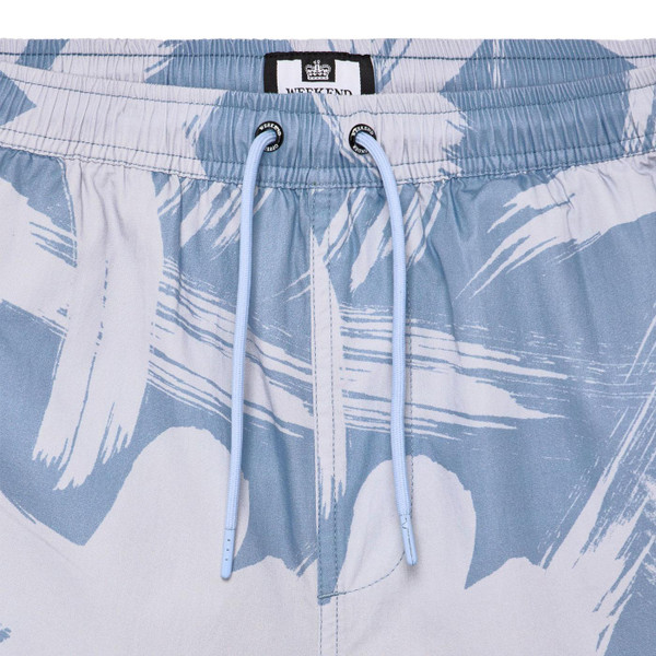 Weekend Offender Anzio Poplin Camo Shorts in Cornflower