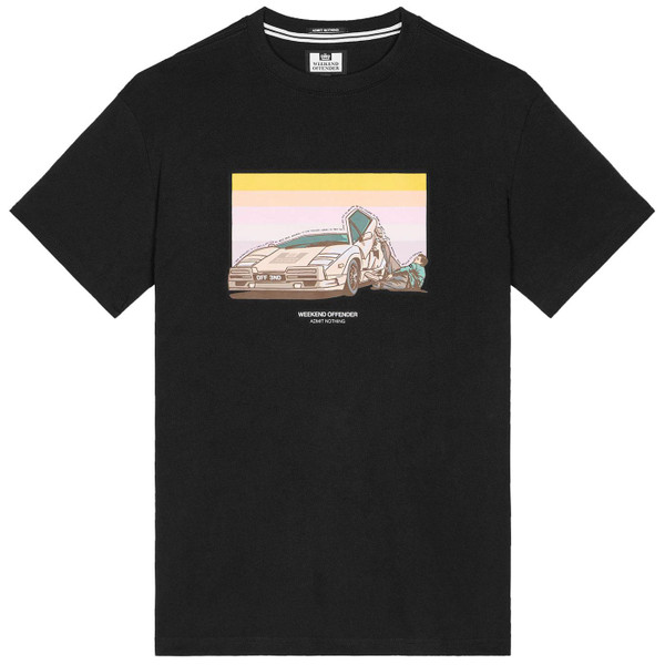 Weekend Offender Quaaludes Wolf of Wall Street T-shirt in Black