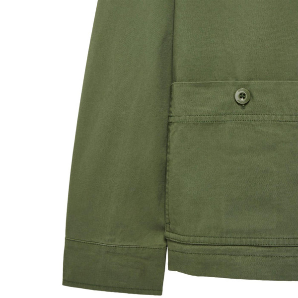 Weekend Offender Tavira Military Indie Shirt Jacket in Sapling Green