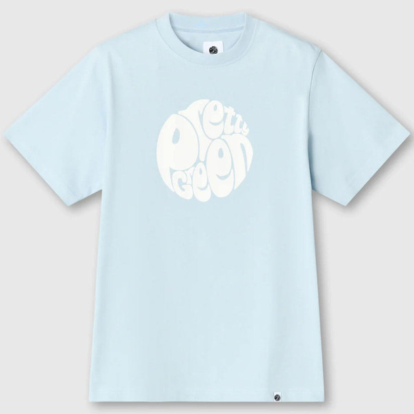 Pretty Green Gillespie Logo T-Shirt in Sky Blue