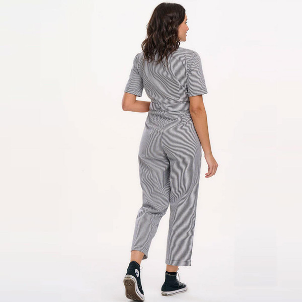 Sugarhill Brighton Meredith Monochrome Stripe Boilersuit