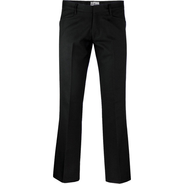 madcap england new logan bootcut hopsack trousers black