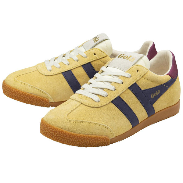Gola Classics Women's Elan Retro 90s Suede Trainers in Pollen CLB538YV