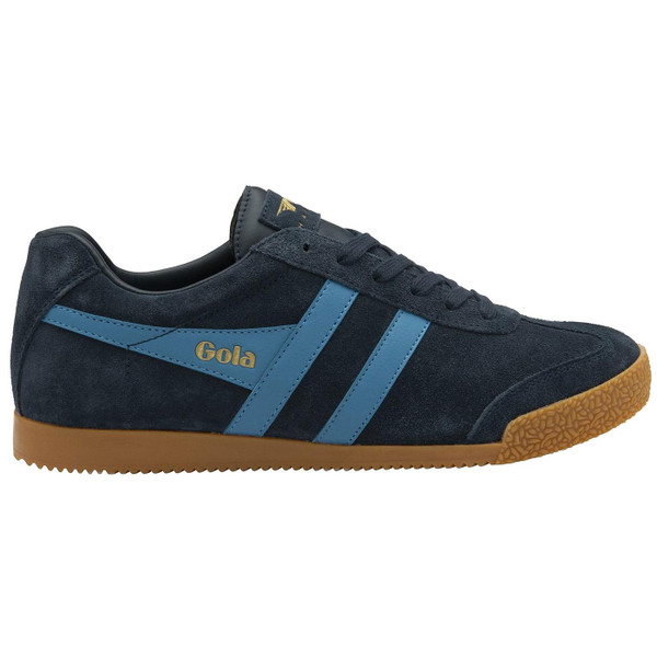 Gola Classics Men's Harrier Suede Trainers in Navy and Santorini CMA192ED