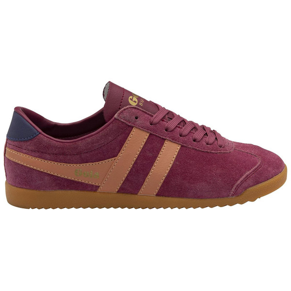 Gola Classics Women's Bullet Suede Retro Trainers in Cerise CLA153KU
