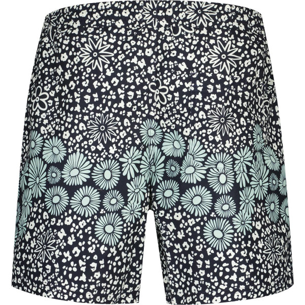 farah vintage mens colbert retro floral print drawstring swim shorts true navy