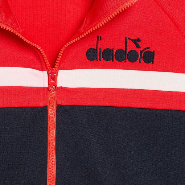 Diadora Men's Retro 80s Track Jacket in Red 502.181971 45032