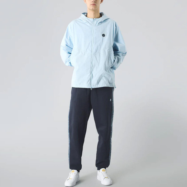 Pretty Green Feltham Hooded Shell Jacket in Light Blue