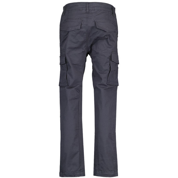 Luke Panama Men's Smart Cargo Trousers in Charcoal M780450
