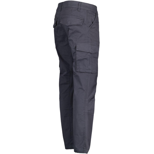 Luke Panama Smart Cargo Trousers in Charcoal M780450