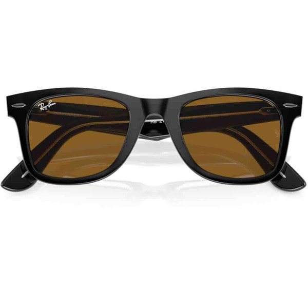 Ray-Ban Wayfarer Sunglasses in Black on Transparent RB2140 12943350