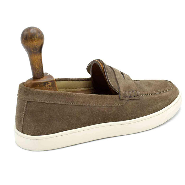 Paolo Vandini Morebury Retro Suede Casual Loafer in Douglas