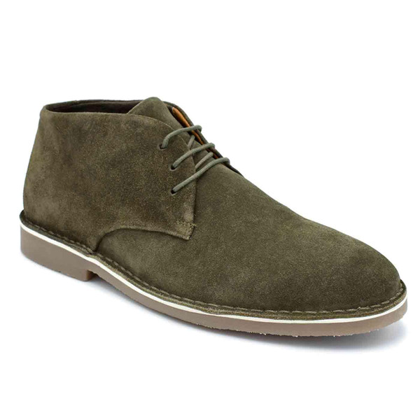 Paolo Vandini Modville Suede Desert Boots in Olive