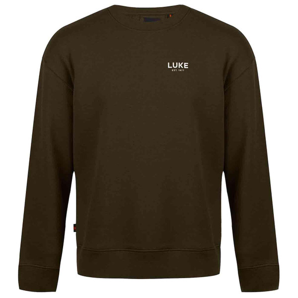 Luke Exceptional Relaxed Fit Sweatshirt in Dark Green M760354
