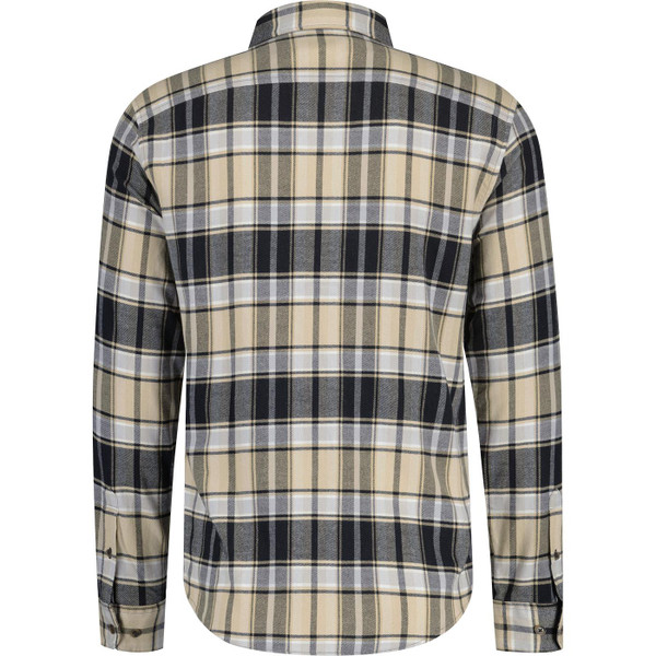 original penguin mens plaid flannel button down long sleeve shirt black beige