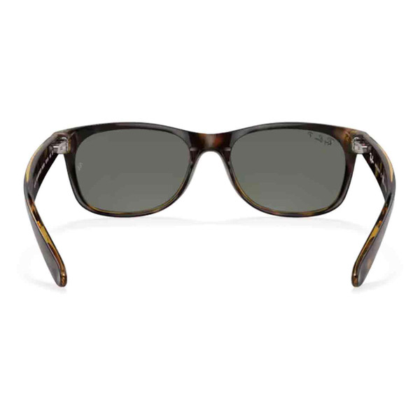 Ray-Ban New Wayfarer Retro 70s Sunglasses in Tortoise with Green G-15 Lens 0RB2132 902-52