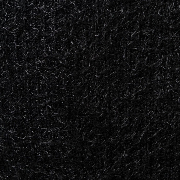 Louche Women's Blanka Eyelash Long Sleeve Fluffy Jumper in Black