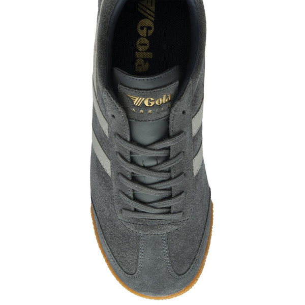 Gola Men's Harrier Suede Retro Trainers in Storm Grey/Light Grey/Navy CMA192GG Gola Men's Harrier Suede Retro Trainers in Storm Grey/Light Grey/Navy CMA192GG