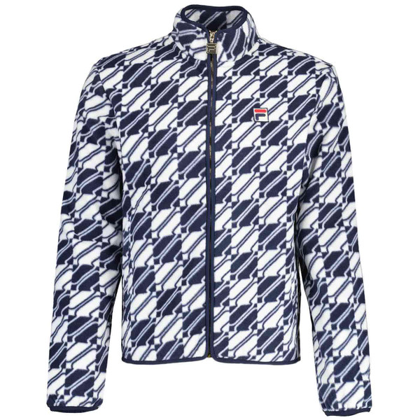 Fila Vintage Corman Statement AOP Fleece Zip Through Jacket 