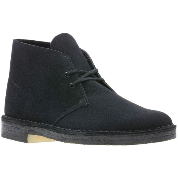 Clarks Originals Black Suede Desert Boots