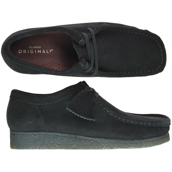 Clarks Originals Men's Mod Black Suede Wallabees