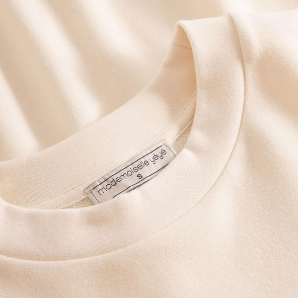 Mademoiselle Yeye Women's Vive Le Weekend Sweatshirt in Ecru