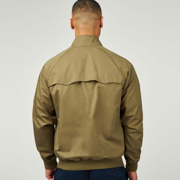 Ben Sherman Signature Mod Harrington Jacket in Camouflage Green 1012350 072