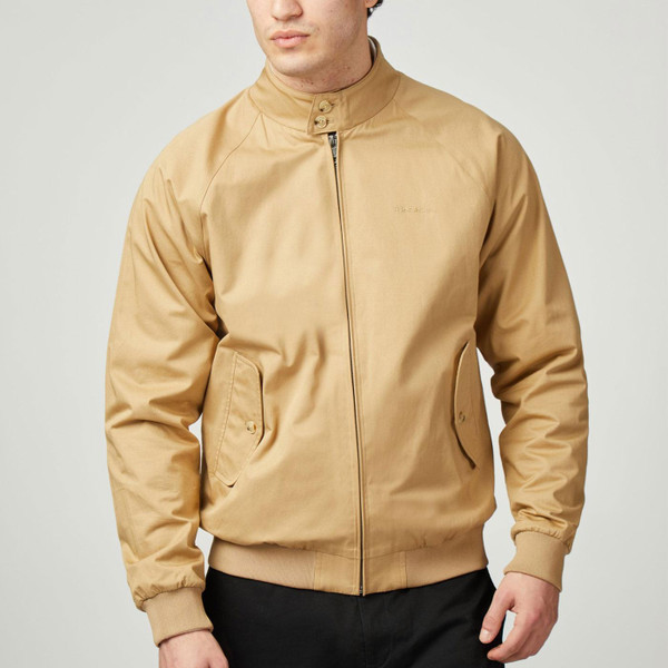 Ben Sherman Signature Harrington Jacket in Sand 1012350 310