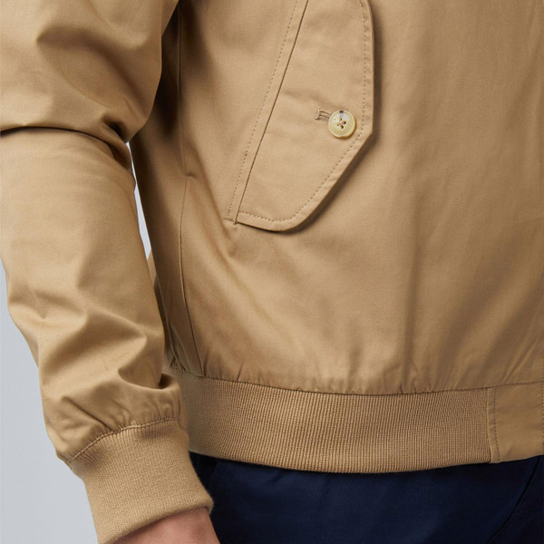 Ben Sherman Signature Harrington Jacket in Sand 1012350 310